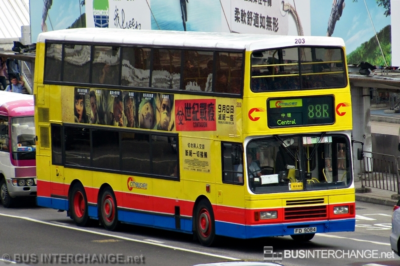 Leyland Olympian (203 / FD9084 on Route 88R)