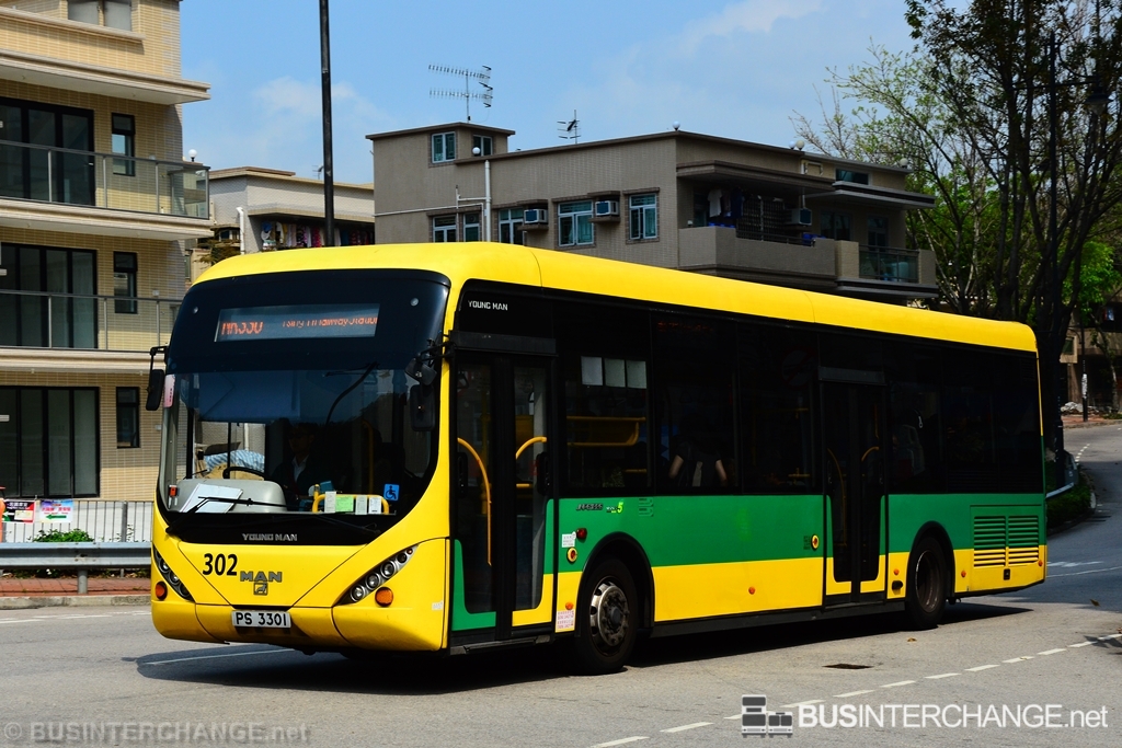 Youngman JNP6122GR (302 / PS3301 on Route NR330)