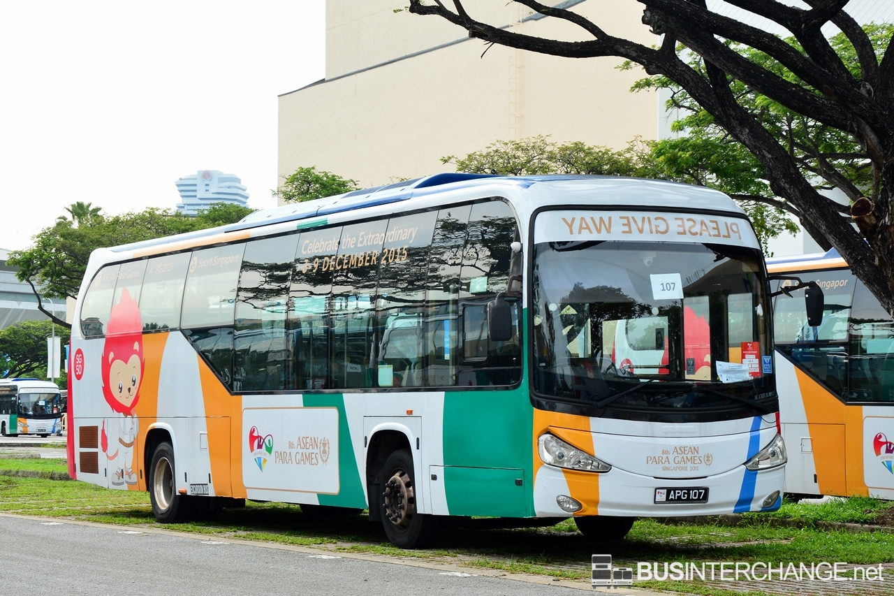 Scania K230UB (APG107 / PA9869G - ASEAN Para Games 2015 Shuttle Bus)