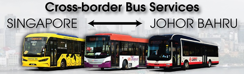 Cross-border buses from Singapore to Johor Bahru