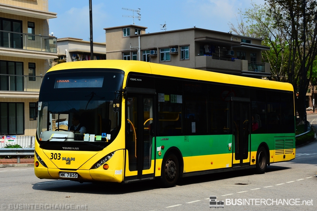 Youngman JNP6122GR (303 / MK7855 on Route NR330)