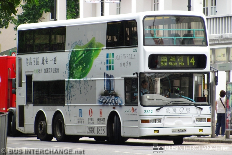 Dennis Trident III (3312 / JJ6349 on Route 14)