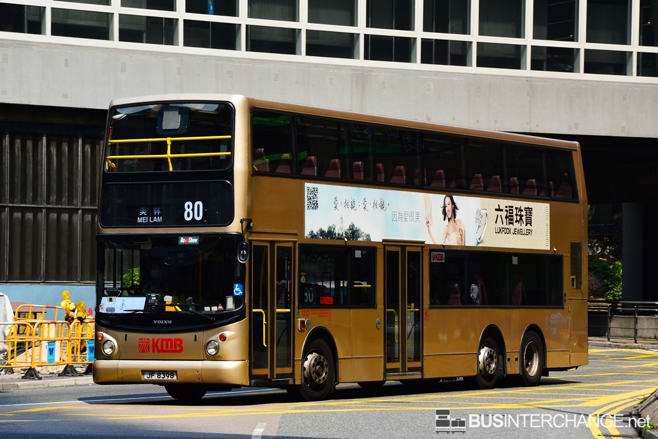 Volvo B10TL (3ASV 31 / JF8398 on Route 80)