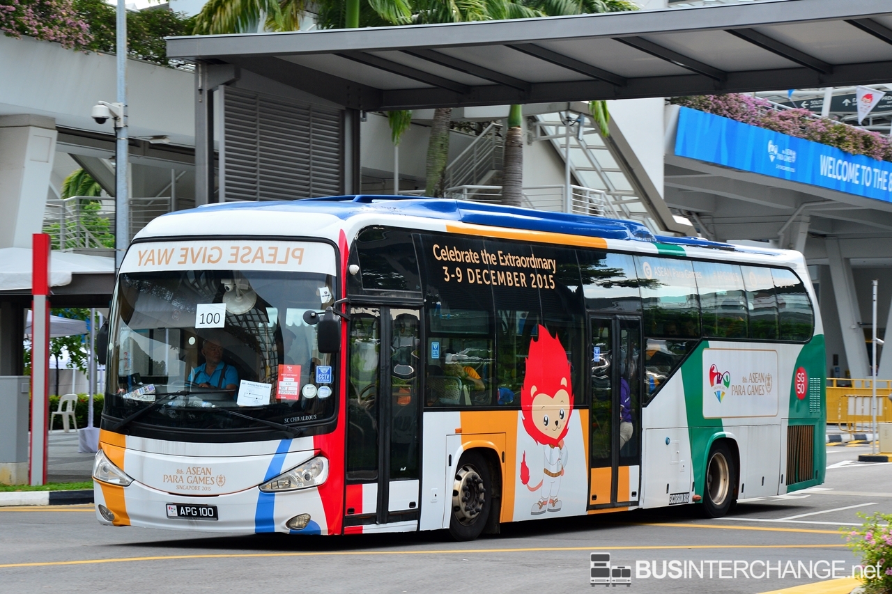 Scania K230UB (APG100 / PA9465M - ASEAN Para Games 2015 Shuttle Bus)