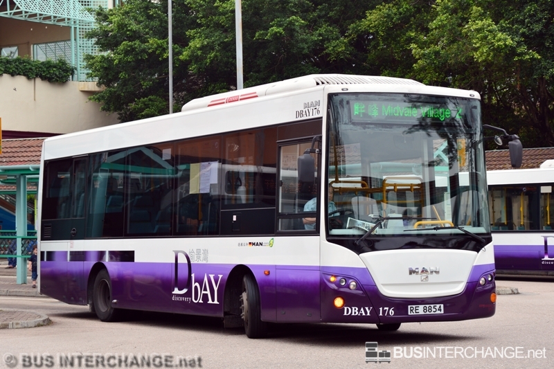 MAN 12.240 (DBAY176 / RE8854 on Route 2)