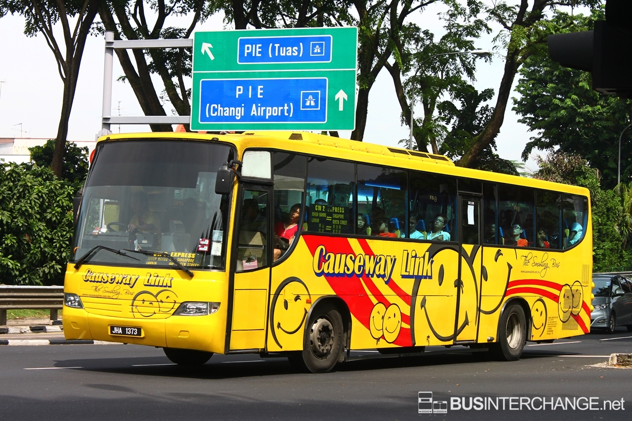 A MAN 18.310 (JHA1373) operating on Causeway Link bus service CW2