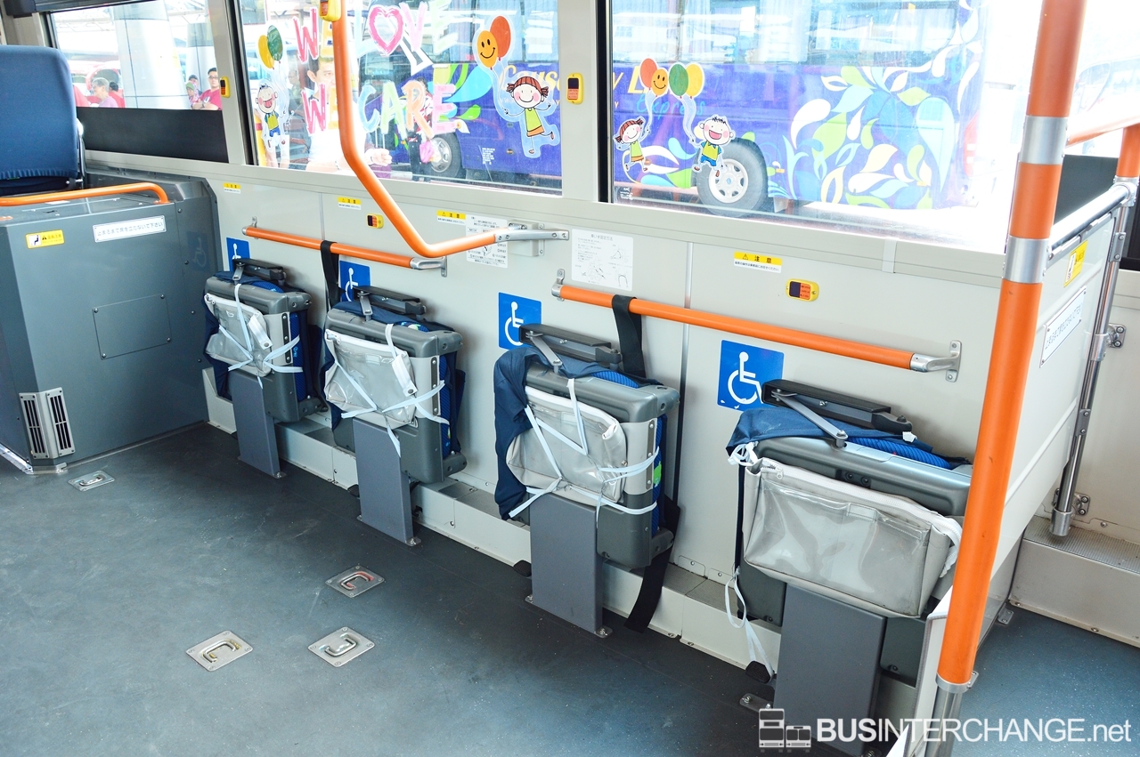 Hino Blue Ribbon City Hybrid (Interior - Wheelchair Bay)
