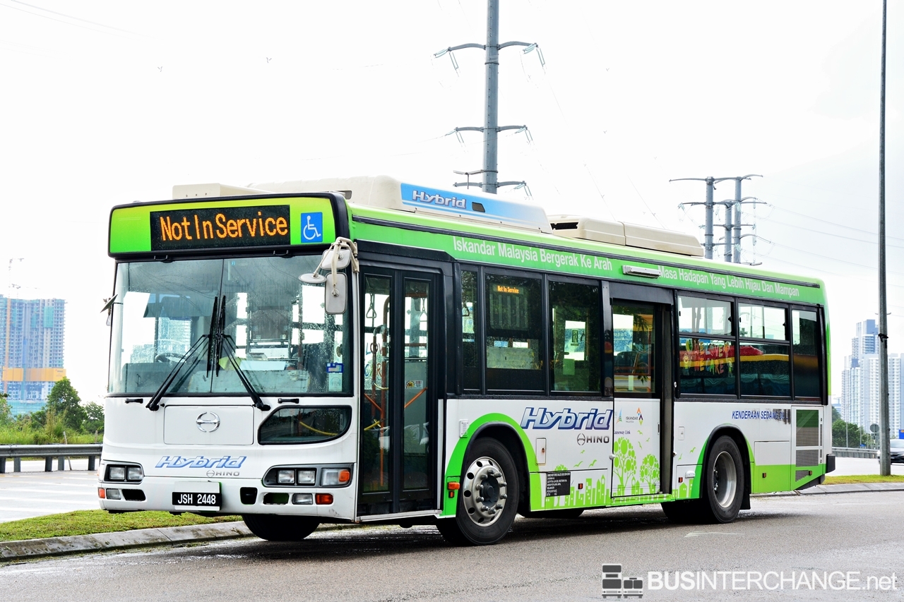Hino Blue Ribbon City Hybrid (JSH2448 - Not In Service)