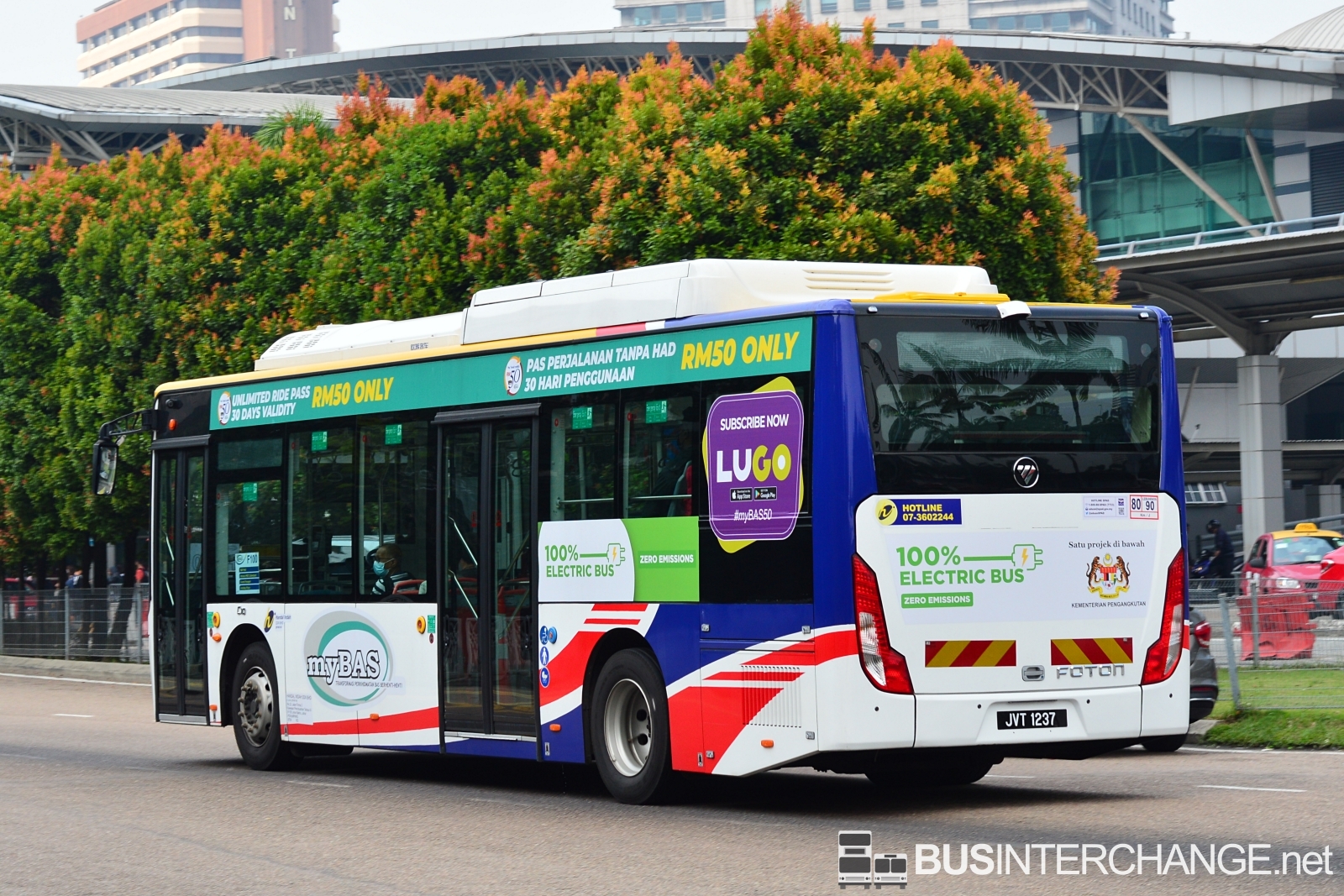 Bus F100 - Causeway Link Foton C10 Electric Bus (JVT1237) | Bus Interchange