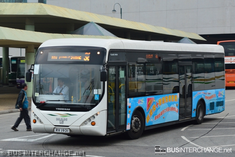 Youngman JNP6122GR (RV1931 on Route 38)