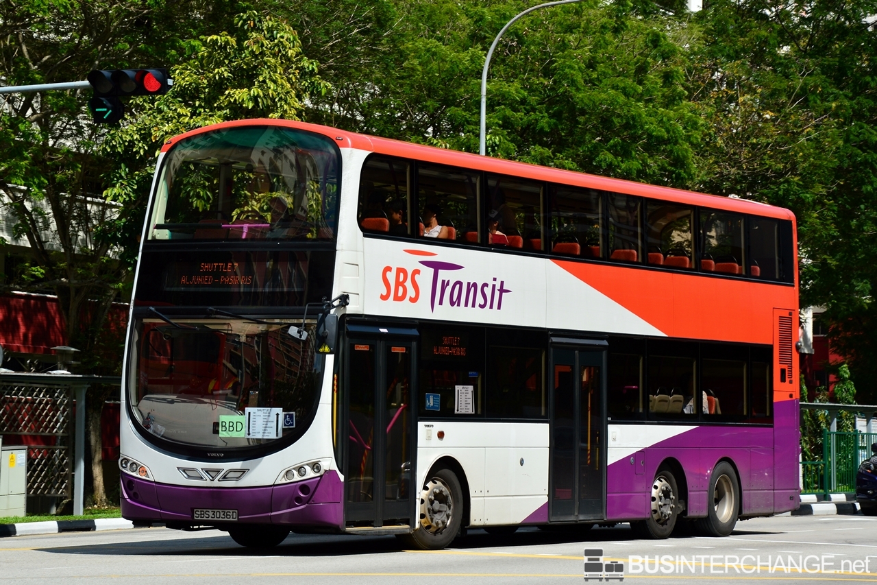 Volvo B9TL (SBS3036D - Shuttle 7)
