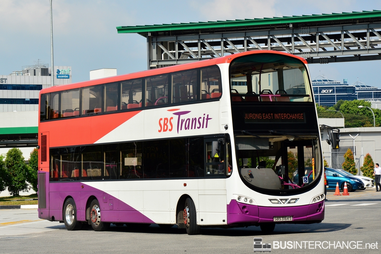Volvo B9TL (SBS3164S - Ulu Pandan Bus Depot Carnival Jurong East Shuttle)