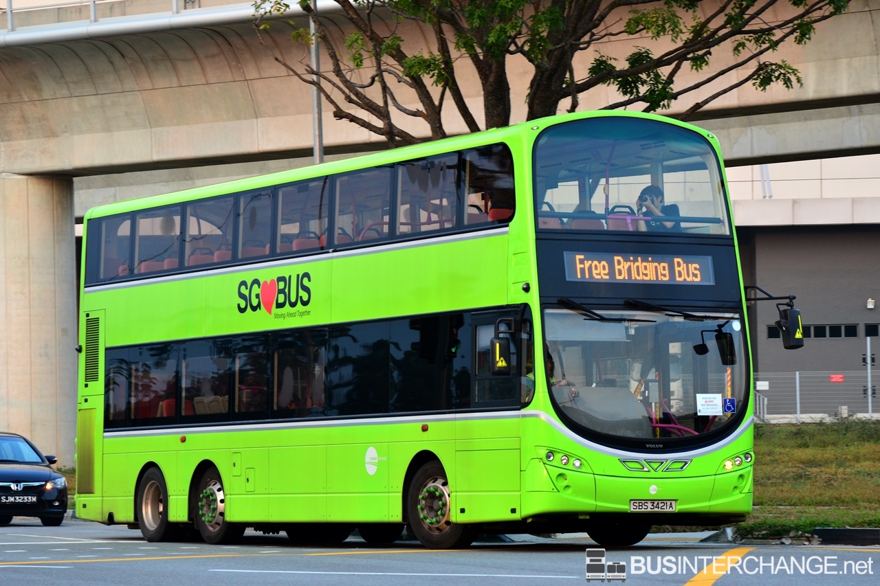 Volvo B9TL (SBS3421A - Free Bridging Bus)