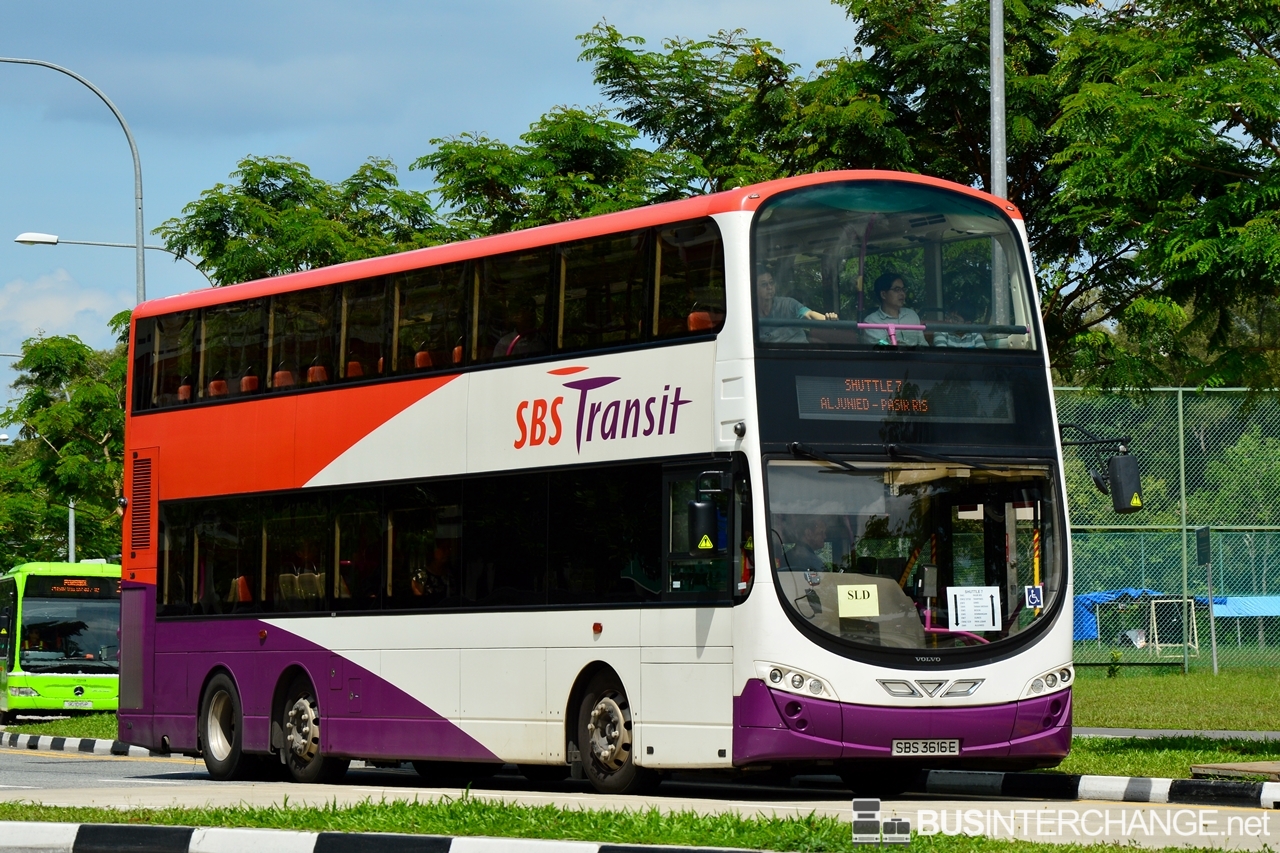 Volvo B9TL (SBS3616E - Shuttle 7)