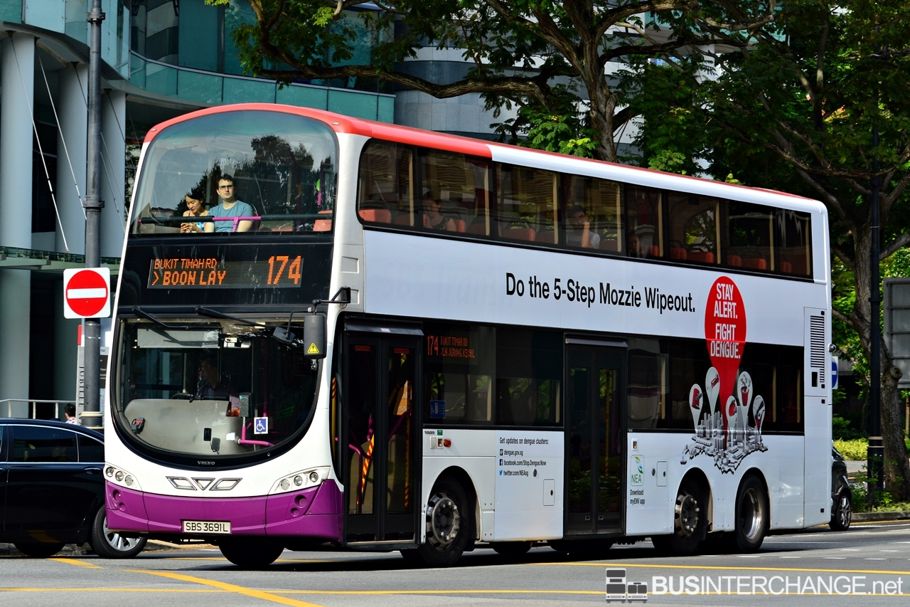 Volvo B9TL (SBS3691L - 174)