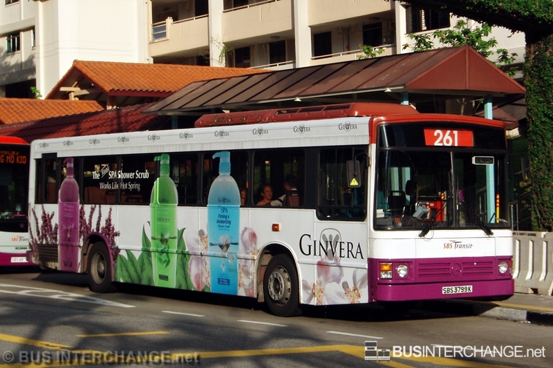 Bus 261 SBS Transit Mercedes Benz O405 SBS3799K Bus Interchange