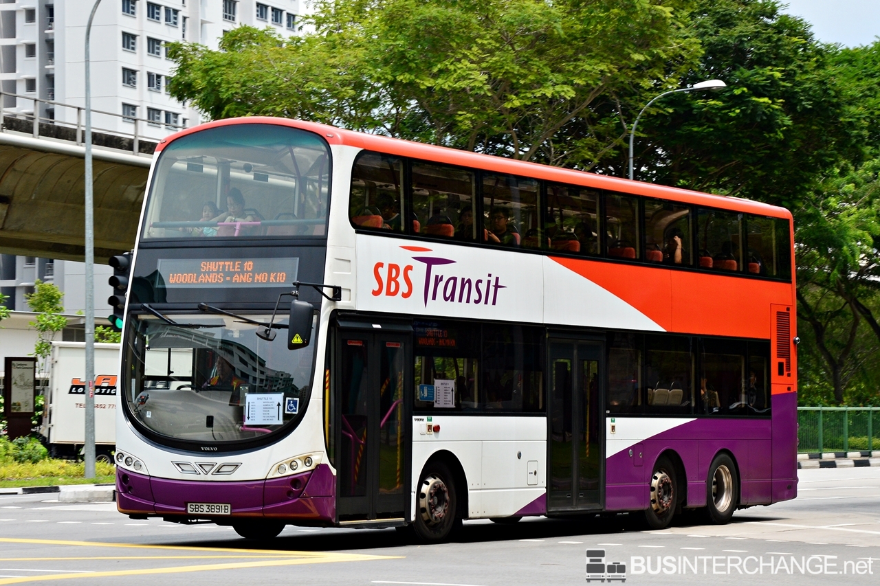 Volvo B9TL (SBS3891B - Shuttle 10)