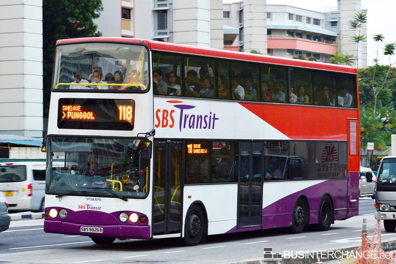 Volvo B10TL (SBS9826B - 118)