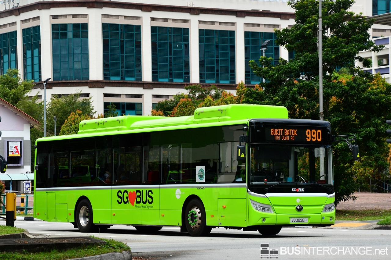 Yutong E12 (ZK6128BEVG) (SG3090H - 990)