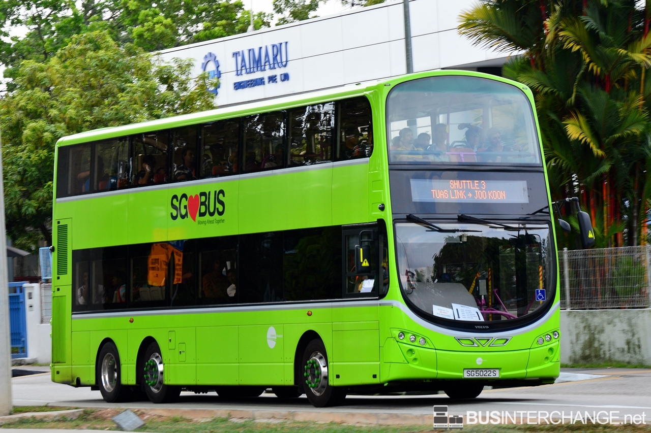 Volvo B9TL (SG5022S - MRT Shuttle 3)