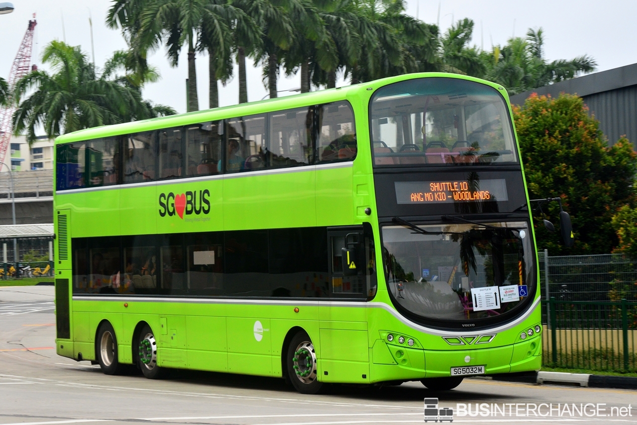 Volvo B9TL (SG5032M - MRT Shuttle 10)