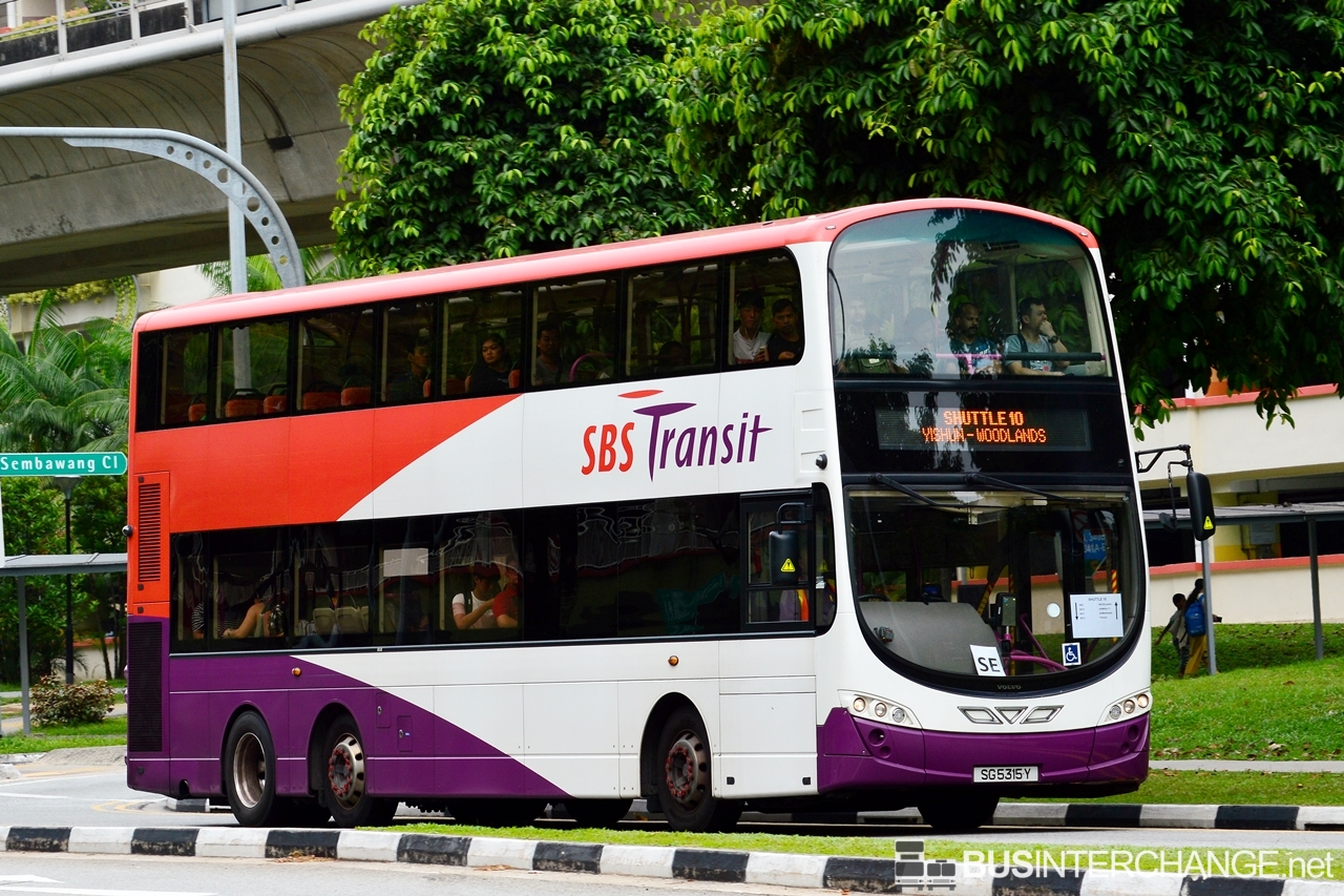 Volvo B9TL (SG5315Y - Shuttle 10)