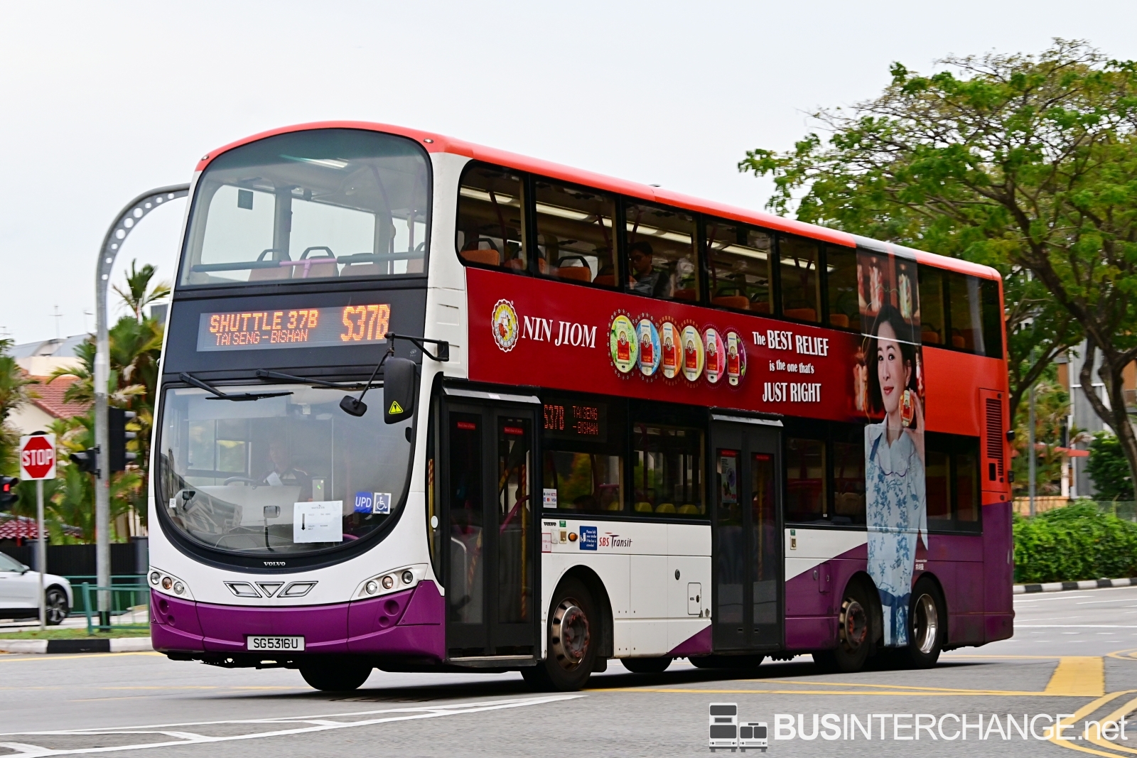 Volvo B9TL (SG5316U - Shuttle 37B)