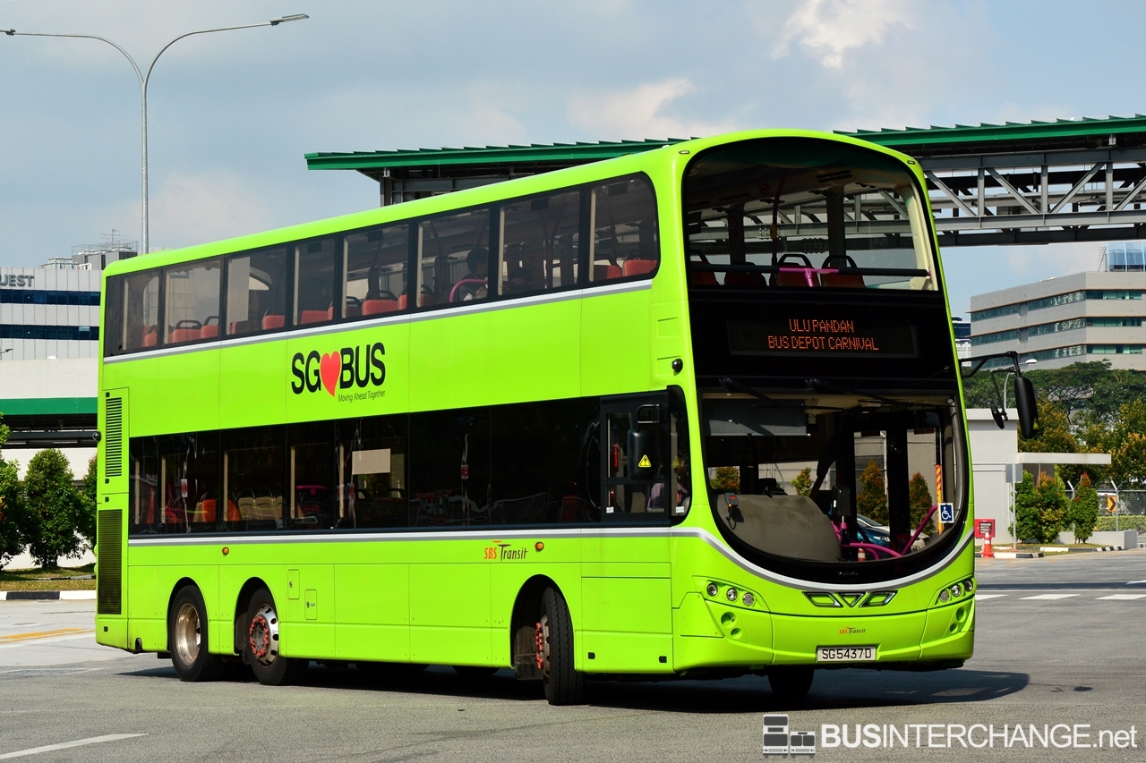 Volvo B9TL (SG5437D - Ulu Pandan Bus Depot Carnival)