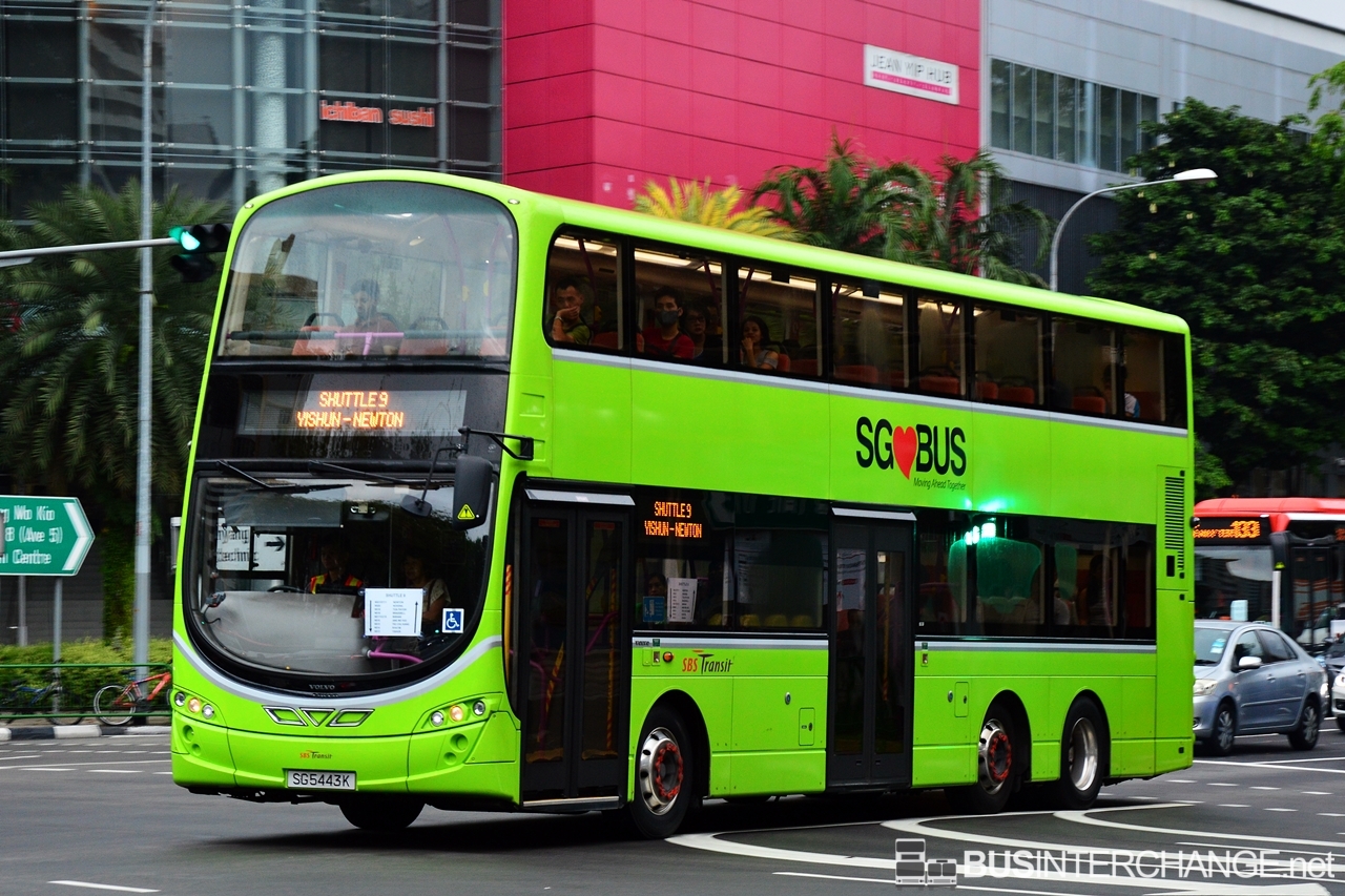 Volvo B9TL (SG5443K - Shuttle 9)