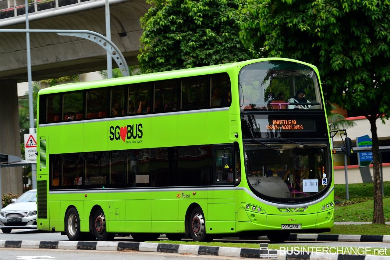 Volvo B9TL (SG5463C - Shuttle 10)