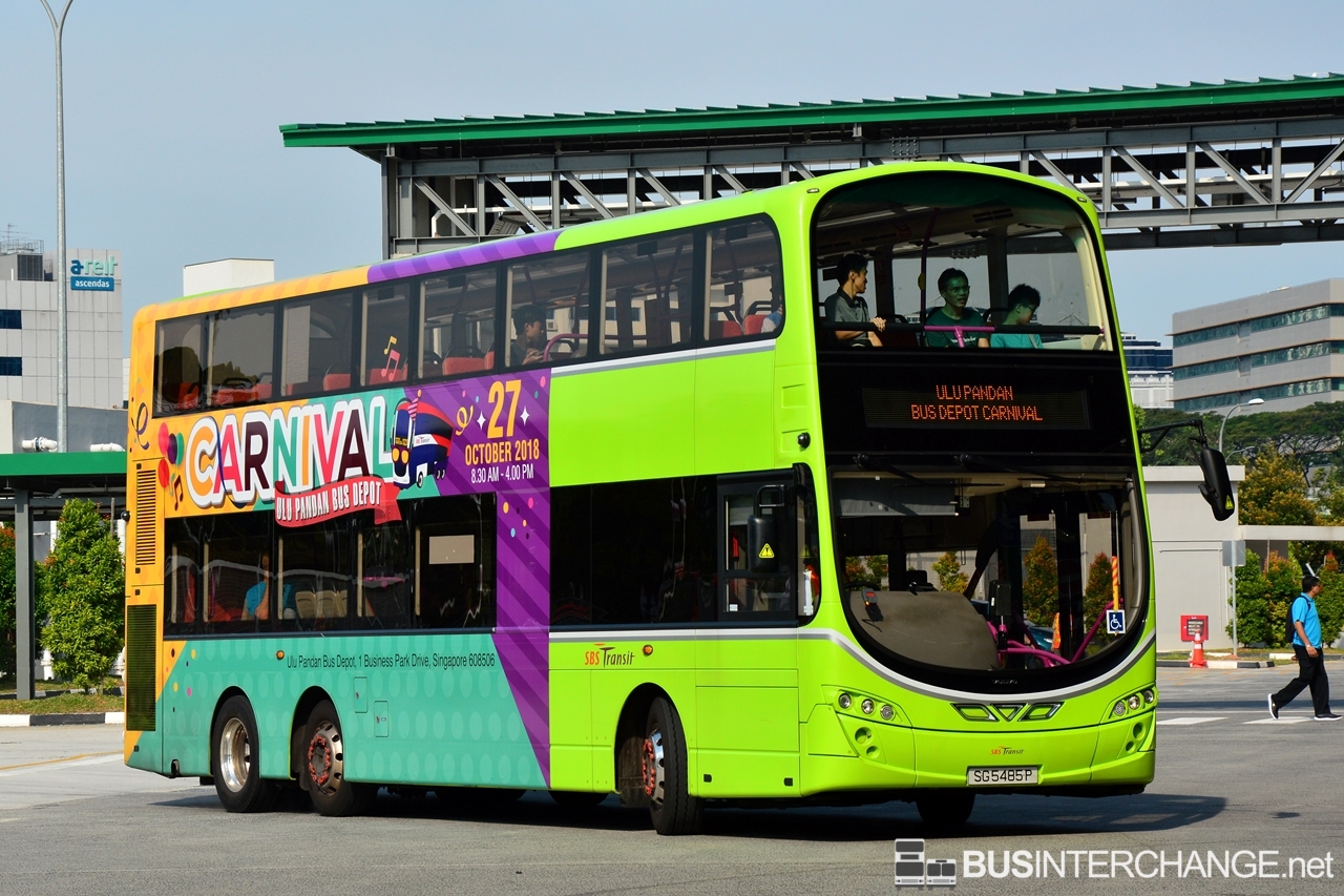 Volvo B9TL (SG5485P - Ulu Pandan Bus Depot Carnival)