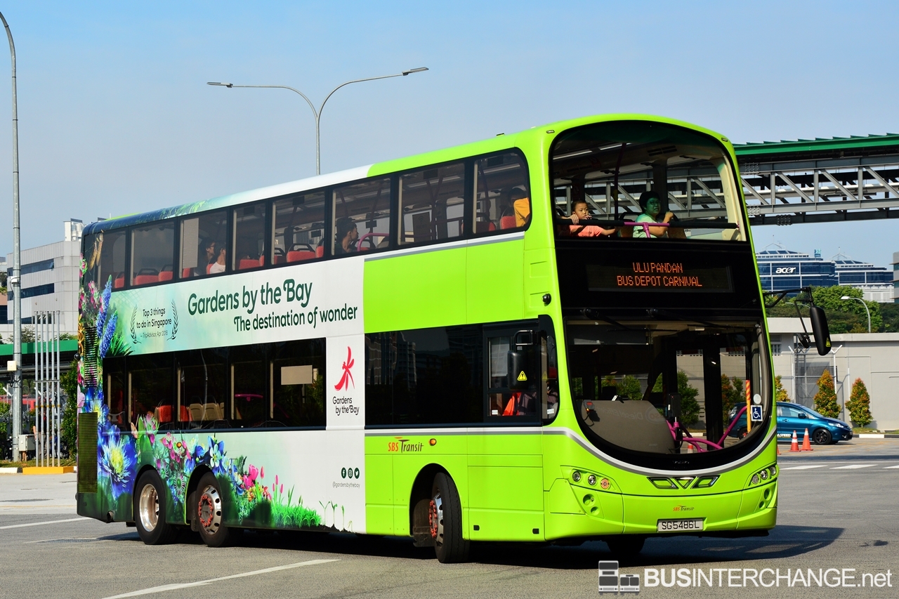 Volvo B9TL (SG5486L - Ulu Pandan Bus Depot Carnival)