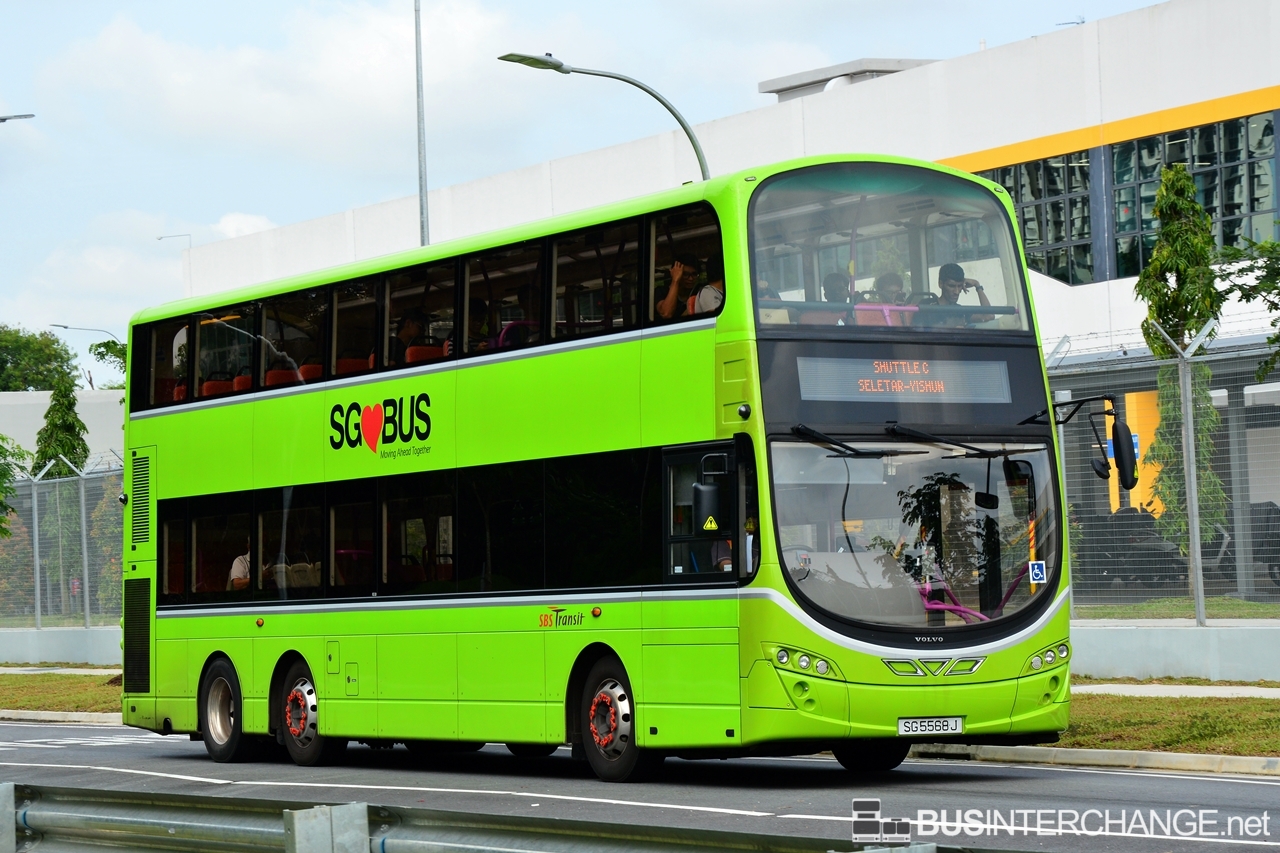 Volvo B9TL (SG5568J - Seletar Bus Carnival Shuttle C)