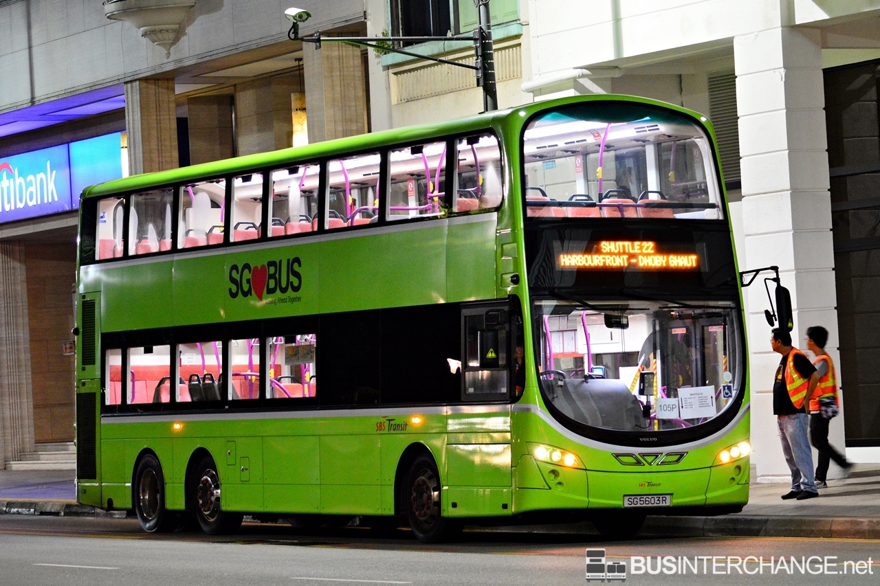 Volvo B9TL (SG5603R - Shuttle 22)