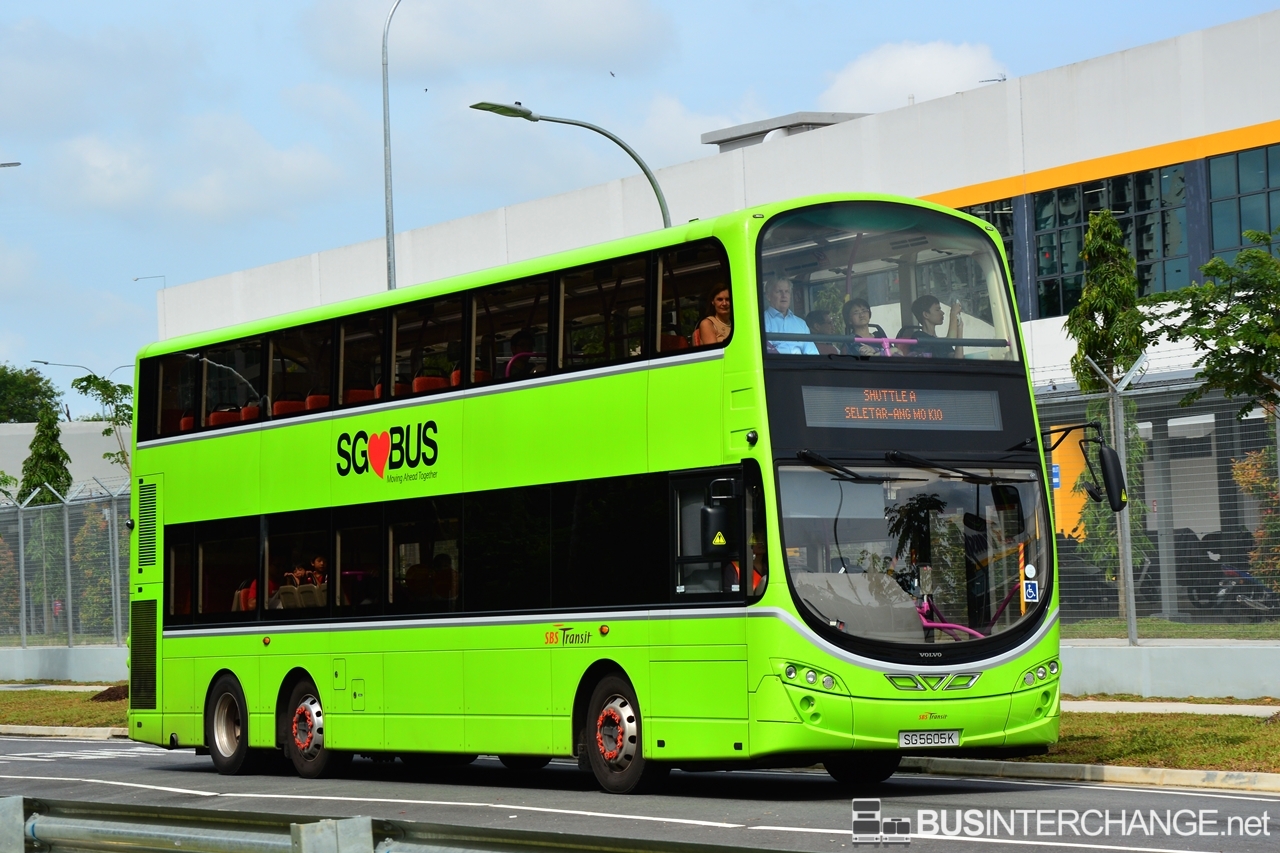 Volvo B9TL (SG5605K - Seletar Bus Carnival Shuttle A)