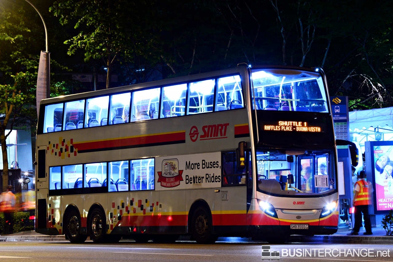 Alexander Dennis Enviro 500 MMC (SMB3555G - Shuttle 1)