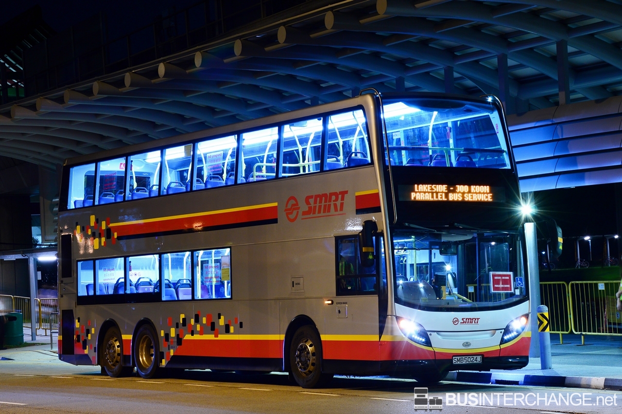 Alexander Dennis Enviro 500 MMC (SMB5024J - Lakeside - Joo Koon Parallel Bus Service)