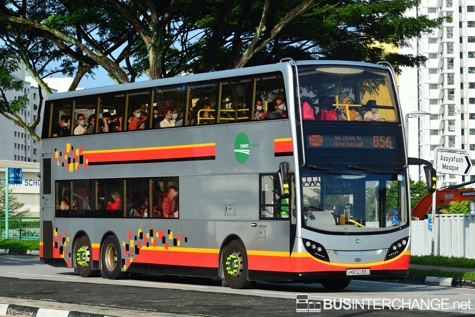 Alexander Dennis Enviro 500 MMC (SMB5038U - 856)