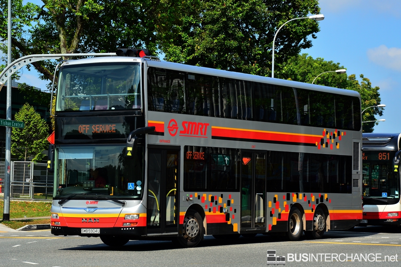 The MAN ND323F (A95) with Gemilang Coachworks bodywork (SMB5904U).