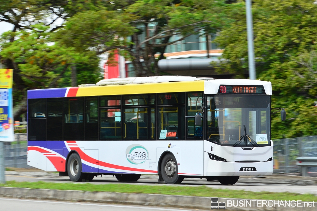 A Sksbus LEC-300H (SS8569Y) operating on Causeway Link bus service T10