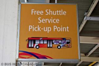 Free Shuttle Service (New) Sign