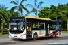 Thumbnail: JVM7134 — A Yutong ZK6126HG single-deck bus serving commuters on route F100 under current bus operator Causeway Link in September 2019.