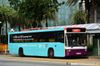 Thumbnail: SBS2610C — Historical archive of a Volvo B10M Mark IV (Walter Alexander Strider) single-deck bus, pictured carrying a SIM Global Education advertisement, operating on service 107 under SBS Transit. Photographed in August 2014, buses of this model type have since been completely retired from passenger service.