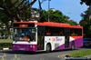 Thumbnail: SBS2706K — Historical archive of a Volvo B10M Mark IV (Duple Metsec 3500) single-deck bus operating on service 21 under SBS Transit. Photographed in March 2014, buses of this model type have since been completely retired from passenger service.