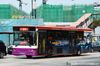Thumbnail: SBS2722M — Historical archive of a Volvo B10M Mark IV (Duple Metsec 3500) single-deck bus, pictured carrying a Califonia Fitness advertisement, operating on service 21 under SBS Transit. Photographed in July 2014, buses of this model type have since been completely retired from passenger service.