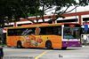 Thumbnail: SBS2722M — Historical archive of a Volvo B10M Mark IV (Duple Metsec 3500) single-deck bus operating on service 22 under SBS Transit. Buses of this model type have since been completely retired from passenger service.