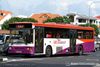 Thumbnail: SBS2766L — Historical archive of a Volvo B10M Mark IV (Duple Metsec 3500) single-deck bus operating on service 147 under SBS Transit. Buses of this model type have since been completely retired from passenger service.