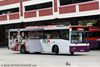 Thumbnail: SBS2797Y — Historical archive of a Volvo B10M Mark IV (Duple Metsec 3500) single-deck bus operating on service 100A under SBS Transit. Buses of this model type have since been completely retired from passenger service.
