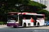 Thumbnail: SBS2801T — Historical archive of a Volvo B10M Mark IV (Duple Metsec 3500) single-deck bus, pictured carrying a Kellogg's advertisement, operating on service 92 under SBS Transit. Photographed in July 2014, buses of this model type have since been completely retired from passenger service.