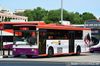 Thumbnail: SBS2828S — Historical archive of a Volvo B10M Mark IV (Duple Metsec 3500) single-deck bus, pictured carrying a California Fitness advertisement, operating on service 74 under SBS Transit. Photographed in July 2014, buses of this model type have since been completely retired from passenger service.